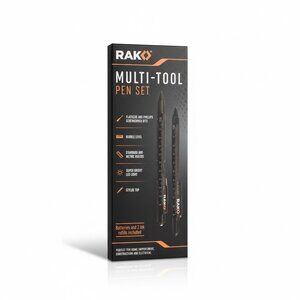 RAK Multitool Pen 2-Pack - Multi-Tool Pens with LED Light, stylus NEW SEALED